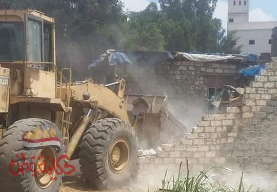 إزالة 49 حالة تعدى على املاك الدولة بمساحة 4324 متر بالمحلة