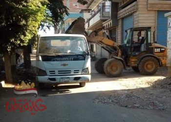 حملة النظافة المسائية بالمنوفيه