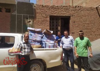 الفيــــــوم : ضبـــط كمية سمك ماكريل منتهى الصلاحيه بداخل ثلاجه مجمدات بجبله بمركز بسنورس