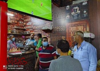 المحاسب السعيد رخا يتابع أعمال اللجنة المشكلة للمرور علي المنشأت التي تقدم خدمات المواطنين بنطاق حي الزهور