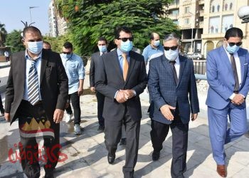 “صبحى” يتفقد نادي الصحفيين