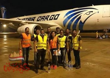 أولى رحلات شركة مصر للطيران للشحن الجوي إلى سريلانكا