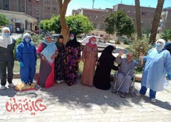 بالصور : تعافى و خروج  ٨ حالات جديدة من فيروس كوروناببنى سويف