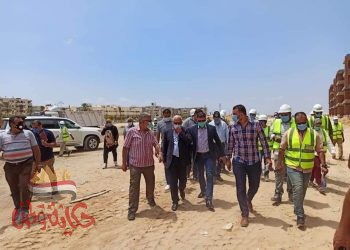 الغضبان يتفقد أعمال إنشاء “كومبوند” سكني ترفيهي ( داون تاون)