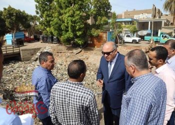 الداودي يكلف رئيس قرية البراهمة بتطهير ترعة البراهمة بمركز قفط