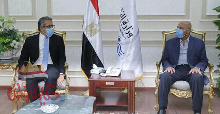 النقل والسياحة والآثار يستعرضان مساهمة قطاعات النقل المختلفة لتدعيم قطاع السياحة