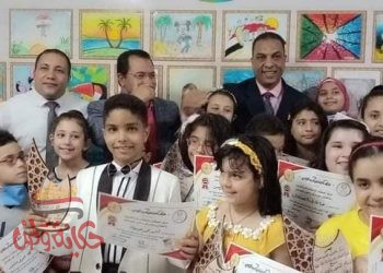 استقلبت مدينه دمياط الجديده براعم فنيه صغيره