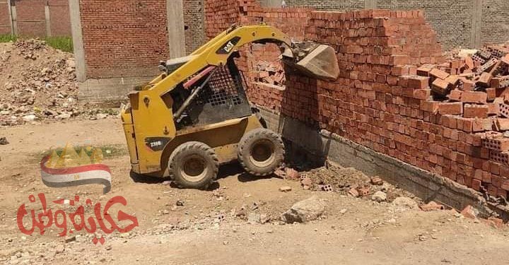 تنفيذ القانون والحفاظ على هيبة الدولة والتصدي للبناء المخالف والتعدي على الأراضي الزراعية