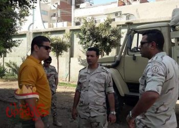 المنوفية : رئيس مركز ومدينة أشمون يستقبل رجال القوات المسلحة لتأمين الانتخابات