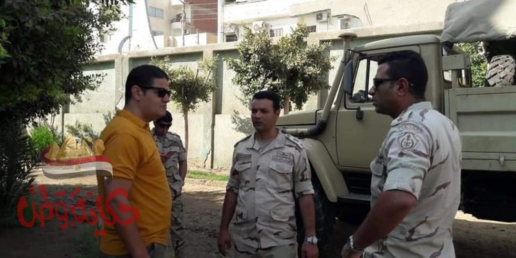 المنوفية : رئيس مركز ومدينة أشمون يستقبل رجال القوات المسلحة لتأمين الانتخابات
