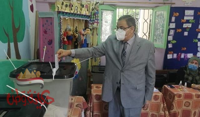 قيادات جامعة كفرالشيخ تشارك في إنتخابات مجلس الشيوخ