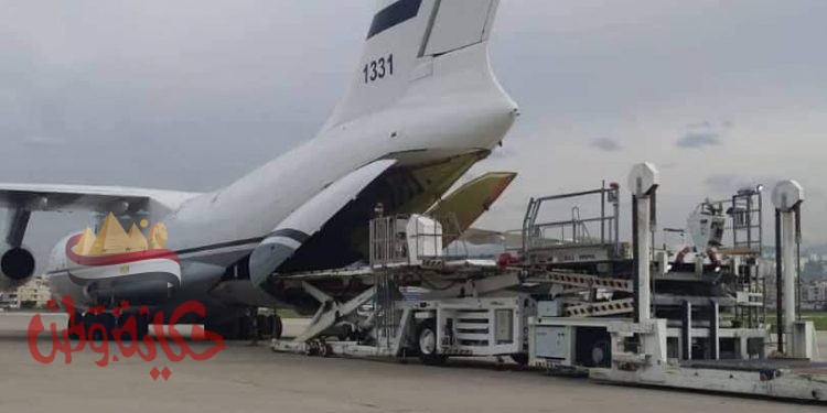 بأمر السيسى شحنه مساعدات ثالثه تصل لبنان صباح اليوم للمسانده فى مواجهة تداعيات الكارثة