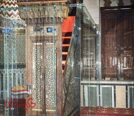 السياحة والأثار : تركيب أول حاجز حماية شفاف حول منبر مسجد السلطان أبو العلا الأثرى