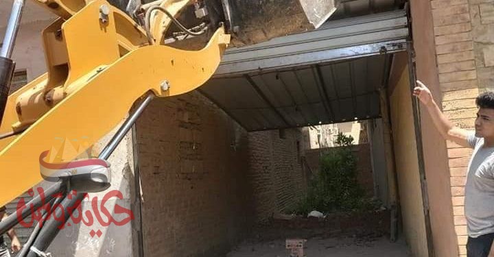 المنوفية : تنفيذ ازالات بقويسنا الموجه 16