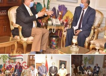 متابعة الموقف التنفيذي لأعمال تأهيل وتبطين الترع بمحافظة أسيوط