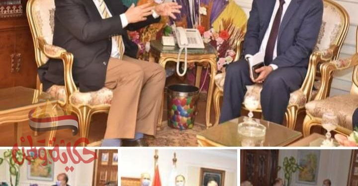 متابعة الموقف التنفيذي لأعمال تأهيل وتبطين الترع بمحافظة أسيوط