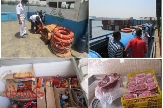 حملات مكبرة البيئة والمسطحات و ضبط السلع الغذائية الغير صالحة للاستهلاك