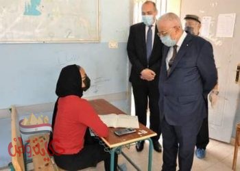 شوقى يتجول لمتابعة امتحانات الثانويه العامة الدور الثانى