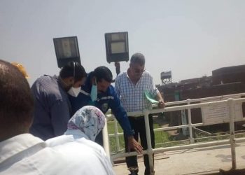 وفد من وزارة الصحة لزيارة محطة مياة الشرب و وحدة غسيل الكلى بالفيوم