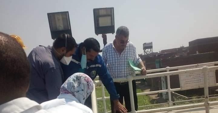 وفد من وزارة الصحة لزيارة محطة مياة الشرب و وحدة غسيل الكلى بالفيوم