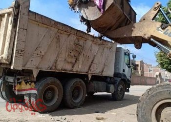 رفع ( ٧٨) طن قمامة من قري مركز ومدينة عاصمة المنوفية شبين الكوم