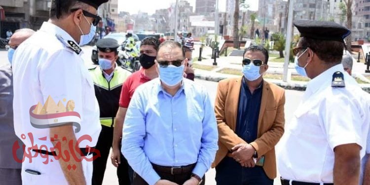 ممدوح غراب يتفقد المكان المخصص لإستقبال وتشوين التكاتك المخالفة بمنيا القمح