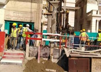 استعادة كفاءة واصلاح عمارة الشربتلي و السور الخارجي واحد الغرف الملحقة به سفارة دولة البحرين بالزمالك