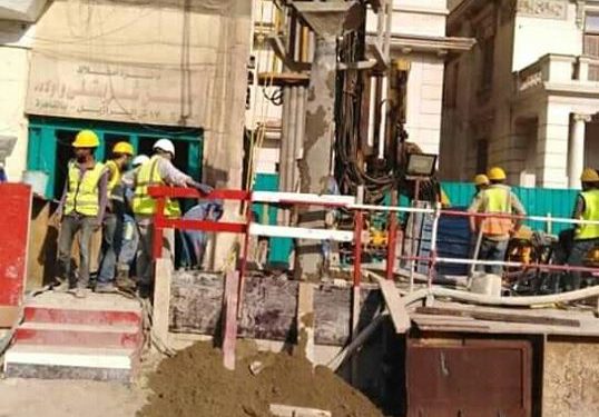 استعادة كفاءة واصلاح عمارة الشربتلي و السور الخارجي واحد الغرف الملحقة به سفارة دولة البحرين بالزمالك