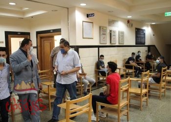 رئيس جامعة كفرالشيخ يتفقد مكتب التنسيق المركزي وإختبارات القدرات