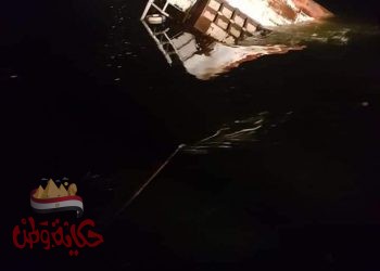 عاجل … غرق عباره بقرية دميشلى فى البحيرة