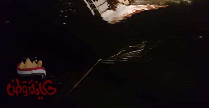 عاجل … غرق عباره بقرية دميشلى فى البحيرة