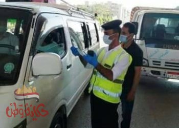ضبط 2656 سائق نقل جماعى لعدم الإلتزام بإرتداء الكمامات الواقية خلال 24ساعة
