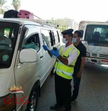 ضبط 2656 سائق نقل جماعى لعدم الإلتزام بإرتداء الكمامات الواقية خلال 24ساعة