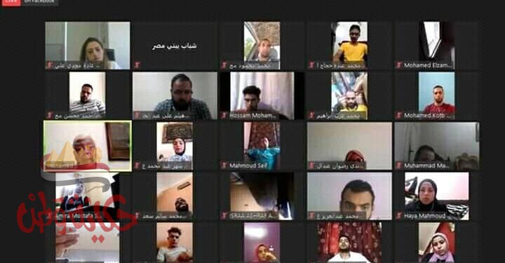 فعاليات برنامج “شباب يبنى مصر أون لاين” بلقاء حول “الأمن القومي المصري وإدارة الأزمات”