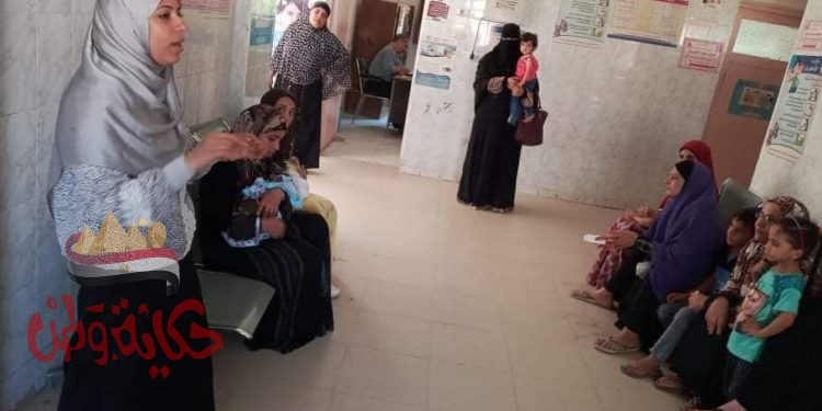 صحة ابشواى تواصل ندوات التوعية عن أهمية تطعيم السولك للاطفال والوقاية من كورونا