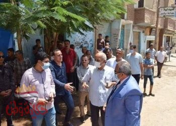 تنفيذ 122 محضر إشغال وفض سوق عشوائي خلال حمله مكبرة بمركز أبو قرقاص بالمنيا