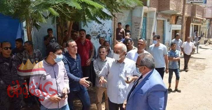 تنفيذ 122 محضر إشغال وفض سوق عشوائي خلال حمله مكبرة بمركز أبو قرقاص بالمنيا