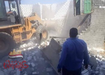 رفع ١٤٦ طن تراكمات وإزالة حالة تعدي بمساحة ٩٦ م٢ بمركز ومدينة أبو حمص .