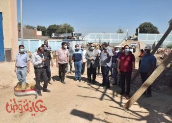 محافظ أسيوط يتفقد أعمال إحلال وتجديد محطة مياه منقباد المرشحة