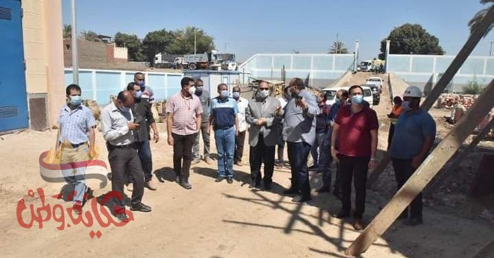 محافظ أسيوط يتفقد أعمال إحلال وتجديد محطة مياه منقباد المرشحة