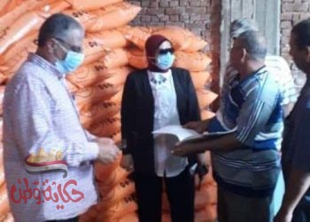 ماضى تتابع محطات الوقود ومستودعات الغاز ومخازن توزيع الاسمدة بالجمعيات الزراعية بمطوبس