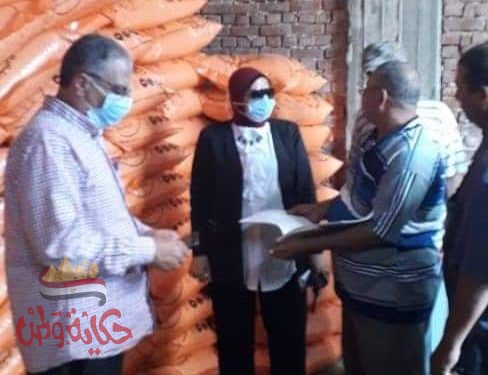 ماضى تتابع محطات الوقود ومستودعات الغاز ومخازن توزيع الاسمدة بالجمعيات الزراعية بمطوبس