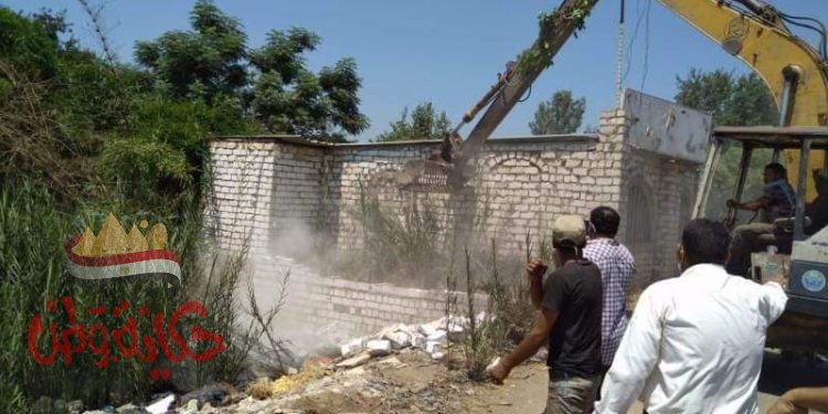 المنوفية : تنفيذ قرارات ازالة بتلا وشبين الكوم وأشمون بمساحة 4792م2