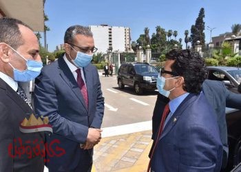 وزير الشباب والرياضة يصل الغربية لافتتاح نادي ماتريكس الرياضي وتتفقد المنطقة التجارية واللوجيستية