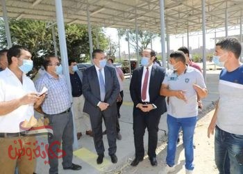 محافظ المنوفية يتفقد موقف منوف النموذجى الجديد