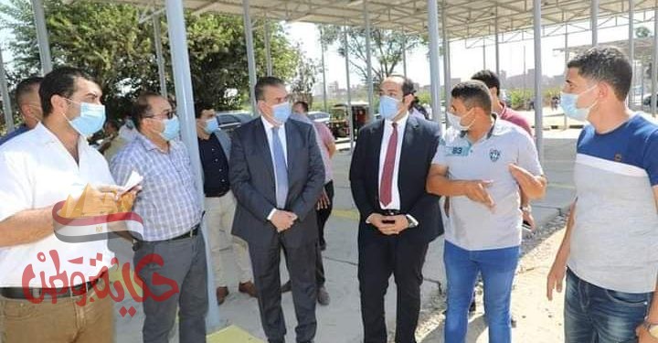 محافظ المنوفية يتفقد موقف منوف النموذجى الجديد