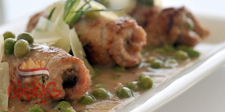 شرائح بتلو مع بسلة