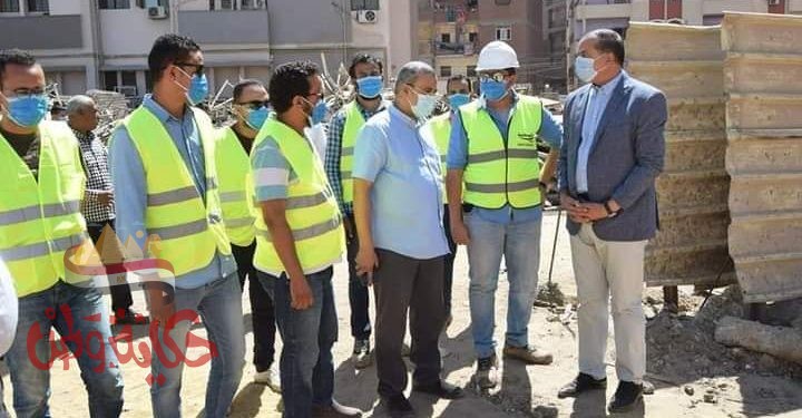 رئيس جامعة سوهاج يتابع اعمال الانشاءات بمستشفى الطوارئ والجراحات الجديد