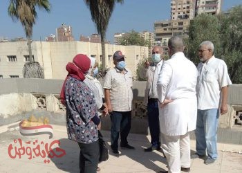 صحة الغربيه . لجنة ديوان عام المحافظه تتابع سير العمل بمستشفى صدر المحلة .