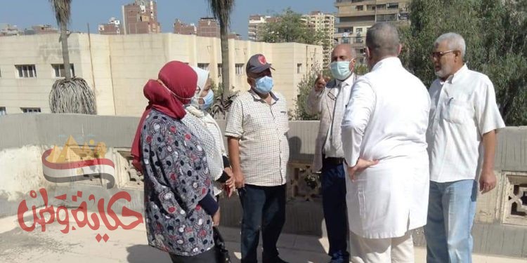 صحة الغربيه . لجنة ديوان عام المحافظه تتابع سير العمل بمستشفى صدر المحلة .